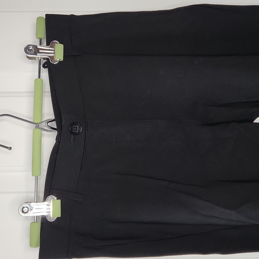Betabrand Classic Black Ponte Bootcut Pants